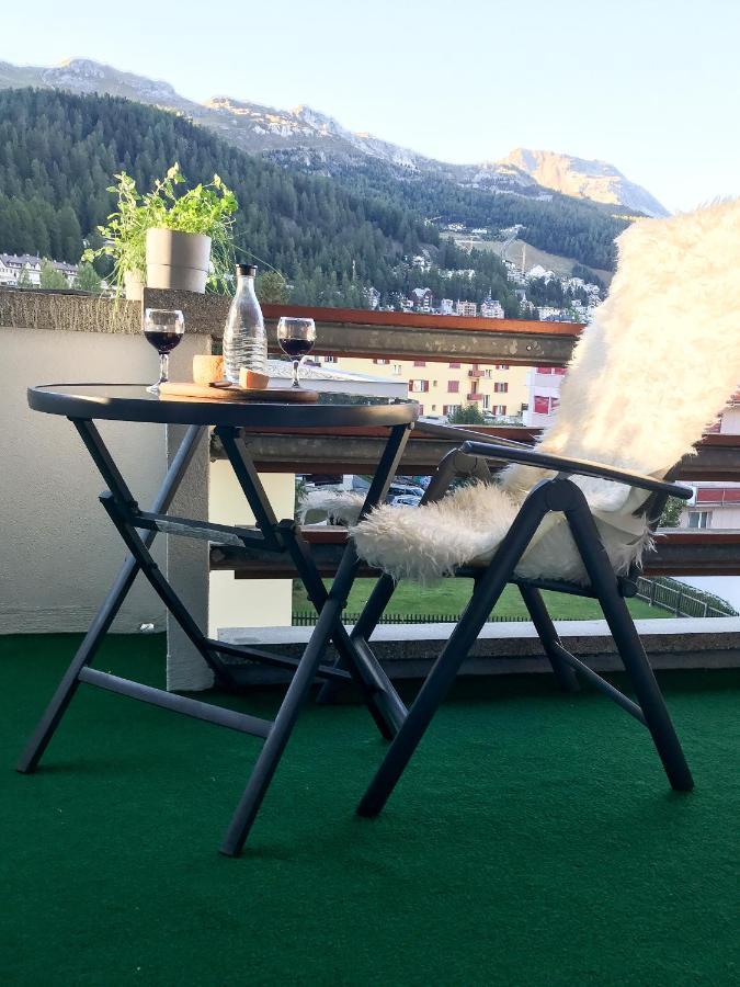 Swissme - Neu-Seeblick-Balkon-Parkplatz-Nahe Bergbahn Sankt Moritz Eksteriør bilde