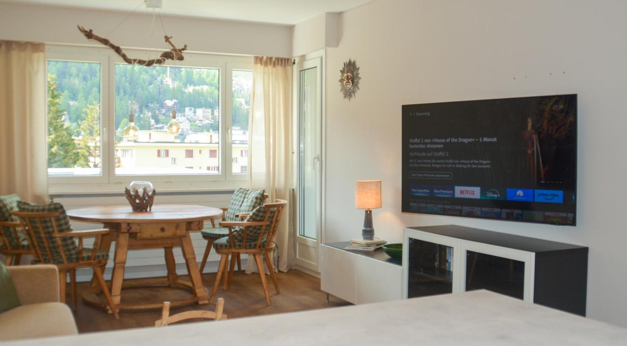 Swissme - Neu-Seeblick-Balkon-Parkplatz-Nahe Bergbahn Sankt Moritz Eksteriør bilde