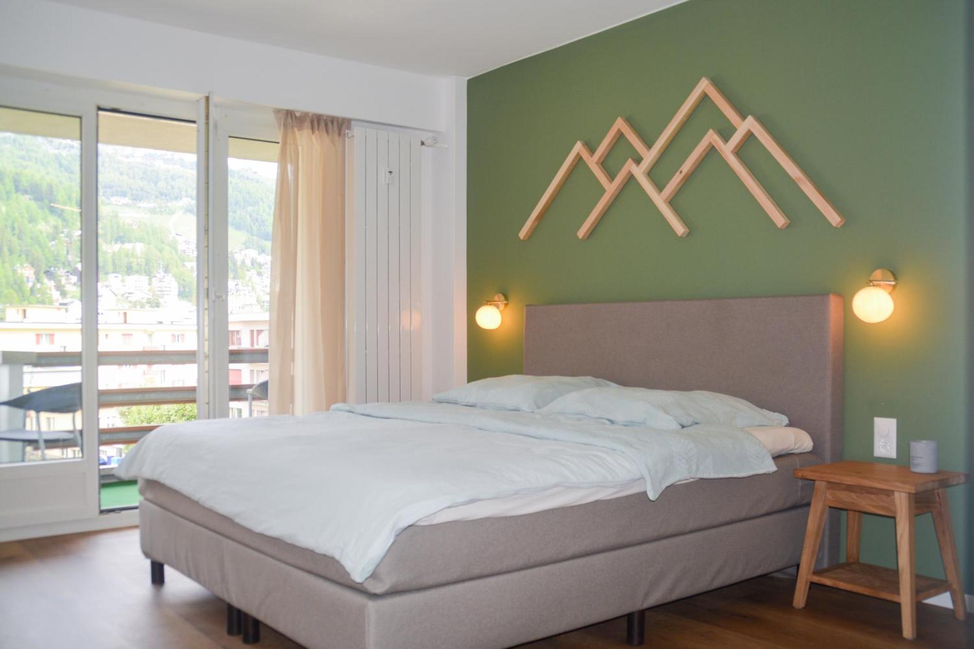 Swissme - Neu-Seeblick-Balkon-Parkplatz-Nahe Bergbahn Sankt Moritz Eksteriør bilde